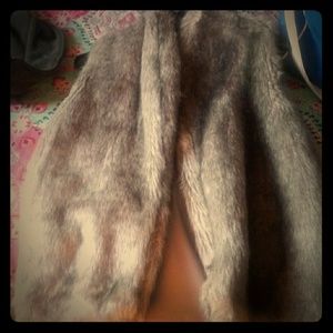 Fur new BCBG vest